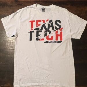 Texas Tech University T-Shirt in White, Size M